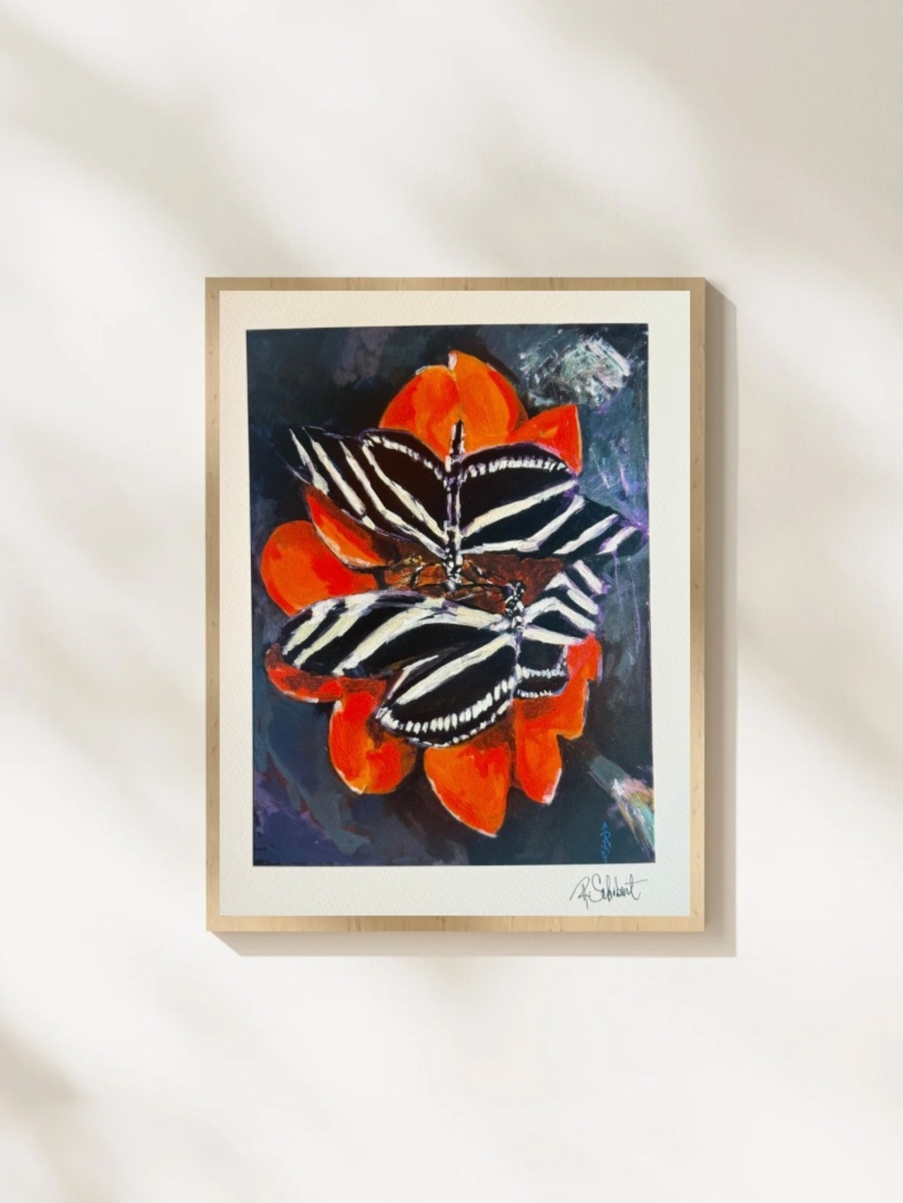 Familiar Spirits Butterfly Giclee Fine Art print 11x14” hand signed (not framed)